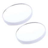 Maxbell Maxbell 2x Travel Wall Suction Mirror 10X Magnifying Makeup Cosmetic Bedroom Mirrors White