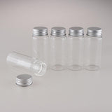Maxbell 2x5Pcs Refillable Glass Makeup Bottles Cosmetic Pills Storage Containers 70ml