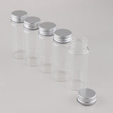 Maxbell 2x5Pcs Refillable Glass Makeup Bottles Cosmetic Pills Storage Containers 70ml