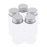 Maxbell 4x5Pcs Refillable Glass Makeup Bottles Cosmetic Pills Storage Containers 70ml