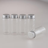 Maxbell 3x5Pcs Refillable Glass Makeup Bottles Cosmetic Pills Storage Containers 70ml