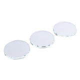 Maxbell Maxbell 3Pcs Adhesive Glue Pallet Stand Crystal Holder Tray for Eyelash Extensions Clear