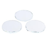 Maxbell Maxbell 3Pcs Adhesive Glue Pallet Stand Crystal Holder Tray for Eyelash Extensions Clear