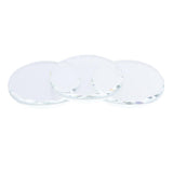 Maxbell Maxbell 3Pcs Adhesive Glue Pallet Stand Crystal Holder Tray for Eyelash Extensions Clear