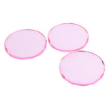Maxbell Maxbell 3Pcs Adhesive Glue Pallet Stand Crystal Holder Tray for Eyelash Extensions Pink