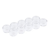 Maxbell Maxbell 10x Empty Round Clear Makeup Jar Pot Powder Travel Cream Cosmetic Container 5g