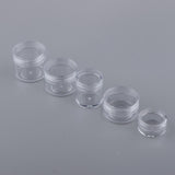 Maxbell Maxbell 10x Empty Round Clear Makeup Jar Pot Powder Travel Cream Cosmetic Container 5g