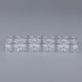 Maxbell Maxbell 10x Empty Round Clear Makeup Jar Pot Powder Travel Cream Cosmetic Container 5g