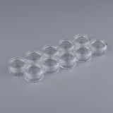Maxbell Maxbell 10x Empty Round Clear Makeup Jar Pot Powder Travel Cream Cosmetic Container 5g