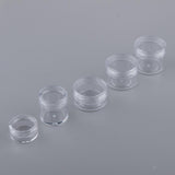 Maxbell Maxbell 10x Empty Round Clear Makeup Jar Pot Powder Travel Cream Cosmetic Container 5g