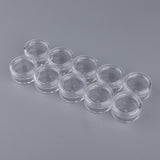 Maxbell Maxbell 10x Empty Round Clear Makeup Jar Pot Powder Travel Cream Cosmetic Container 5g