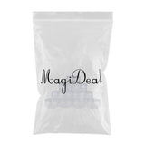Maxbell Maxbell 10x Empty Round Clear Makeup Jar Pot Powder Travel Cream Cosmetic Container 10g(A)