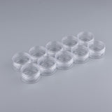 Maxbell Maxbell 10x Empty Round Clear Makeup Jar Pot Powder Travel Cream Cosmetic Container 10g(A)