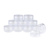 Maxbell Maxbell 10x Empty Round Clear Makeup Jar Pot Powder Travel Cream Cosmetic Container 10g(A)