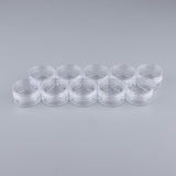 Maxbell Maxbell 10x Empty Round Clear Makeup Jar Pot Powder Travel Cream Cosmetic Container 10g(A)
