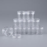 Maxbell Maxbell 10x Empty Round Clear Makeup Jar Pot Powder Travel Cream Cosmetic Container 20g