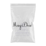 Maxbell Maxbell 10x Empty Round Clear Makeup Jar Pot Powder Travel Cream Cosmetic Container 20g