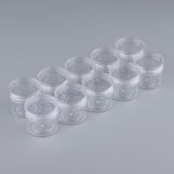 Maxbell Maxbell 10x Empty Round Clear Makeup Jar Pot Powder Travel Cream Cosmetic Container 20g