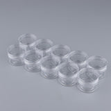 Maxbell Maxbell 10x Empty Round Clear Makeup Jar Pot Powder Travel Cream Cosmetic Container 15g