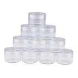 Maxbell Maxbell 10x Empty Round Clear Makeup Jar Pot Powder Travel Cream Cosmetic Container 15g