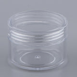 Maxbell Maxbell 10x Empty Round Clear Makeup Jar Pot Powder Travel Cream Cosmetic Container 15g
