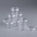 Maxbell Maxbell 10x Empty Round Clear Makeup Jar Pot Powder Travel Cream Cosmetic Container 15g