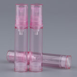 Maxbell Maxbell 3x Empty Airless Vacuum Pump Bottles Travel Cosmetic Containers 10ml Pink