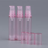 Maxbell Maxbell 3x Empty Airless Vacuum Pump Bottles Travel Cosmetic Containers 10ml Pink