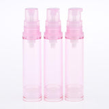 Maxbell Maxbell 3x Empty Airless Vacuum Pump Bottles Travel Cosmetic Containers 10ml Pink