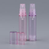 Maxbell Maxbell 3x Empty Airless Vacuum Pump Bottles Travel Cosmetic Containers 10ml Pink