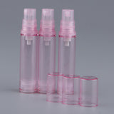 Maxbell Maxbell 3Pcs 10ml Empty Airless Pump Bottles Refillable Cosmetic Containers Pink