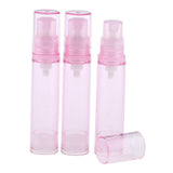 Maxbell Maxbell 3Pcs 10ml Empty Airless Pump Bottles Refillable Cosmetic Containers Pink
