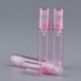 Maxbell Maxbell 3Pcs 10ml Empty Airless Pump Bottles Refillable Cosmetic Containers Pink