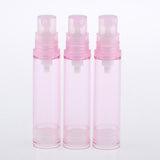 Maxbell Maxbell 3Pcs 10ml Empty Airless Pump Bottles Refillable Cosmetic Containers Pink
