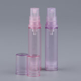 Maxbell Maxbell 3Pcs 10ml Empty Airless Pump Bottles Refillable Cosmetic Containers Pink