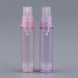 Maxbell Maxbell 3Pcs 10ml Empty Airless Pump Bottles Refillable Cosmetic Containers Pink