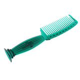 Maxbell Maxbell Wide-tooth Smooth Comb Plastic Detangling Hairbrush for Reducing Hair Loss Green