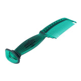 Maxbell Maxbell Wide-tooth Smooth Comb Plastic Detangling Hairbrush for Reducing Hair Loss Green