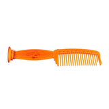 Maxbell Maxbell Wide-tooth Smooth Comb Plastic Detangling Hairbrush for Reducing Hair Loss Orange