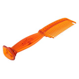 Maxbell Maxbell Wide-tooth Smooth Comb Plastic Detangling Hairbrush for Reducing Hair Loss Orange