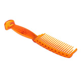 Maxbell Maxbell Wide-tooth Smooth Comb Plastic Detangling Hairbrush for Reducing Hair Loss Orange