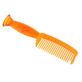 Maxbell Maxbell Wide-tooth Smooth Comb Plastic Detangling Hairbrush for Reducing Hair Loss Orange