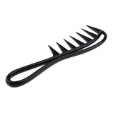 2 Pieces Men's Oily Hair Pick Comb Salon Dye Hairdressing Styling Wide Tooth