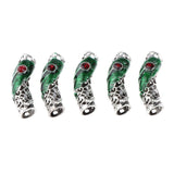 Maxbell 10x Dreadlock Bead Twist Braid Jewelry Tubes DIY Bracelet Beard Hair Pendant