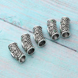 Maxbell 10pcs DIY Dreadlock Beads Hair Braiding Tubes Pins Rings Cuff Clips Jewelry
