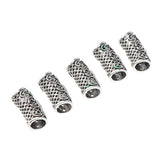 Maxbell 10pcs DIY Dreadlock Beads Hair Braiding Tubes Pins Rings Cuff Clips Jewelry