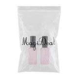 Maxbell Maxbell 2pcs Empty Glass Pump Spray Bottle for Perfum Toner Amber Atomizer Pink 50ml