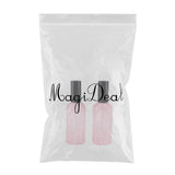Maxbell Maxbell 2pcs Empty Glass Pump Spray Bottle for Perfum Toner Amber Atomizer Pink 100ml