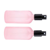 Maxbell Maxbell 2pcs Empty Glass Pump Spray Bottle for Perfum Toner Amber Atomizer Pink 100ml