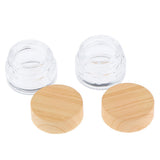 Maxbell Maxbell 2 Pcs Makeup Pot Empty Cosmetic Jars Lotion Cream Gel Containers Clear 5g